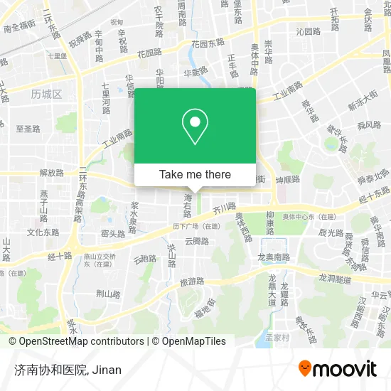济南协和医院 map