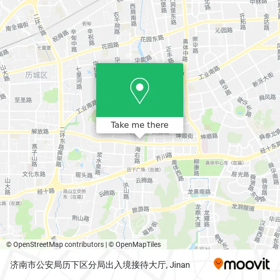 济南市公安局历下区分局出入境接待大厅 map