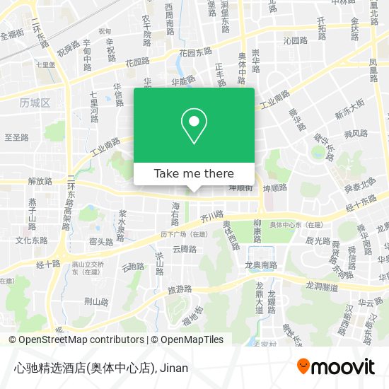 心驰精选酒店(奥体中心店) map