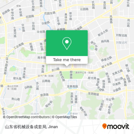 山东省机械设备成套局 map