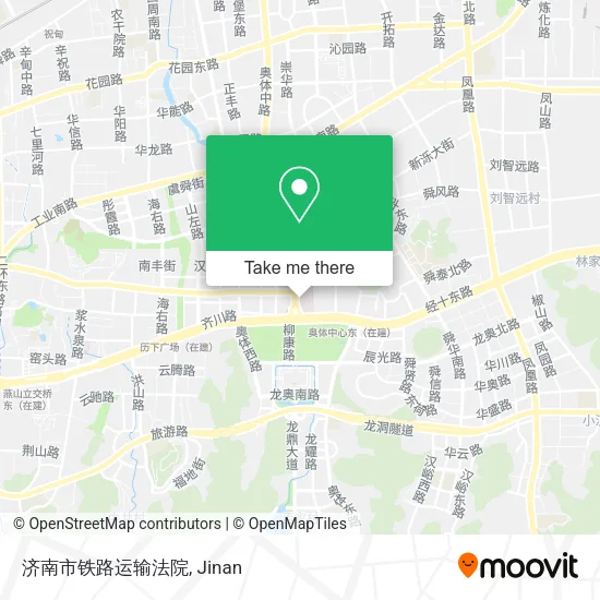 济南市铁路运输法院 map