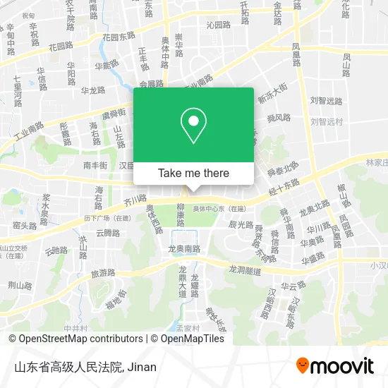 山东省高级人民法院 map