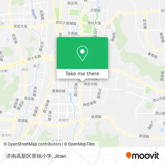 济南高新区章锦小学 map
