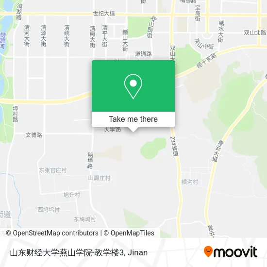 山东财经大学燕山学院-教学楼3 map