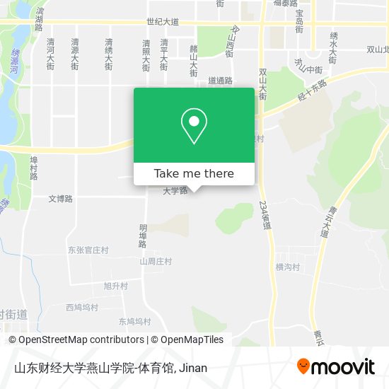 山东财经大学燕山学院-体育馆 map