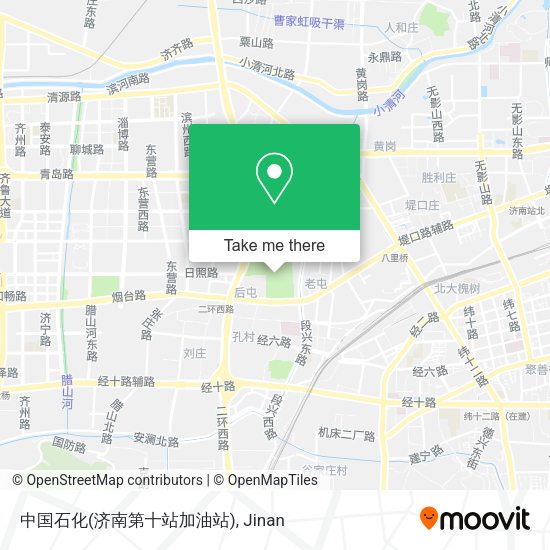 中国石化(济南第十站加油站) map