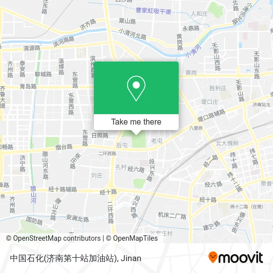 中国石化(济南第十站加油站) map