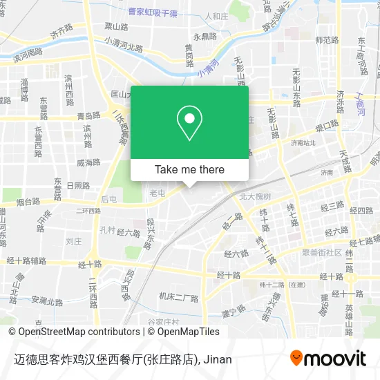迈德思客炸鸡汉堡西餐厅(张庄路店) map