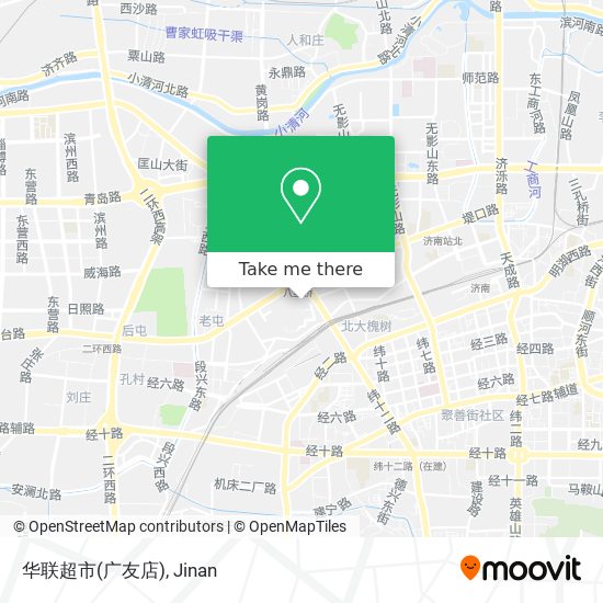 华联超市(广友店) map