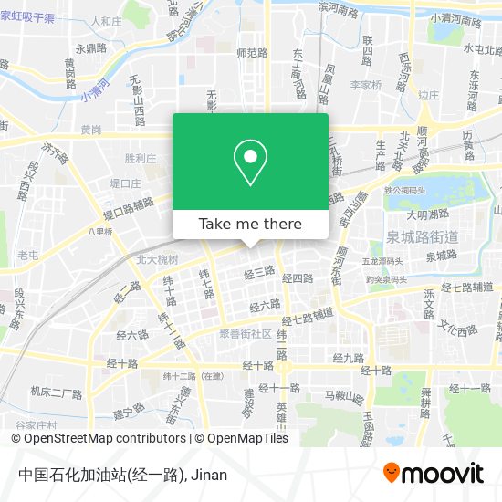中国石化加油站(经一路) map