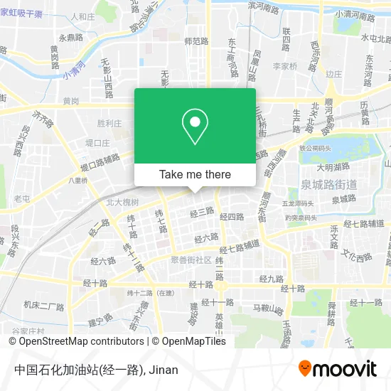 中国石化加油站(经一路) map