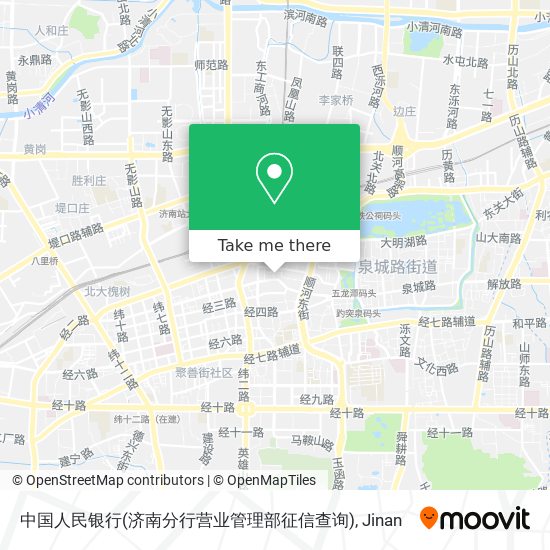 中国人民银行(济南分行营业管理部征信查询) map