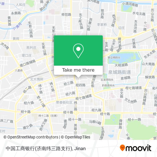 中国工商银行(济南纬三路支行) map