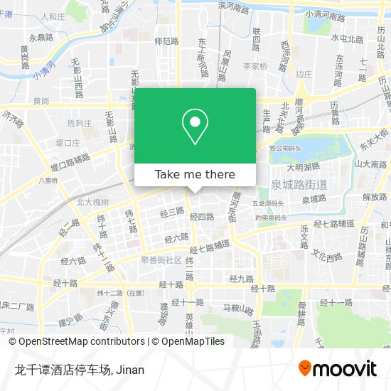 龙千谭酒店停车场 map