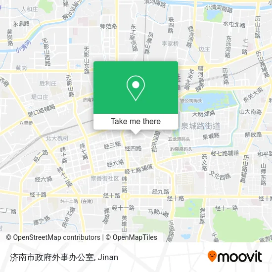 济南市政府外事办公室 map