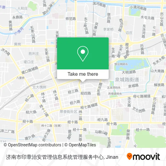 济南市印章治安管理信息系统管理服务中心 map