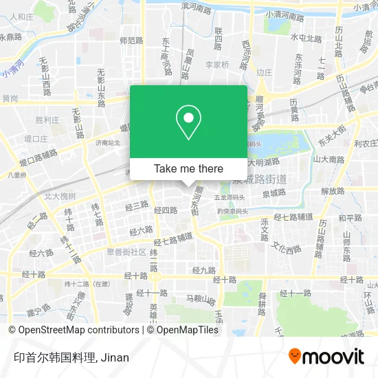 印首尔韩国料理 map