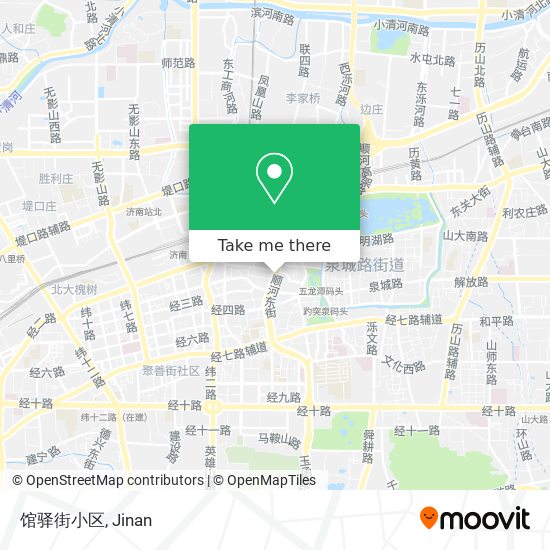 馆驿街小区 map