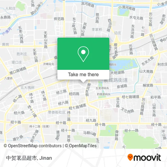 中贺茗品超市 map