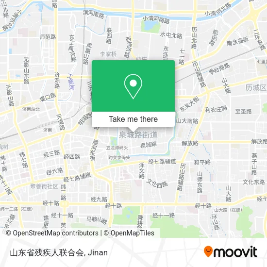 山东省残疾人联合会 map