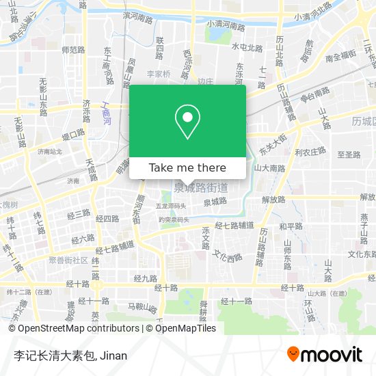 李记长清大素包 map