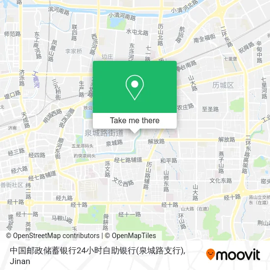 中国邮政储蓄银行24小时自助银行(泉城路支行) map