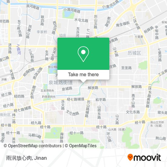 雨润放心肉 map