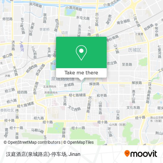汉庭酒店(泉城路店)-停车场 map