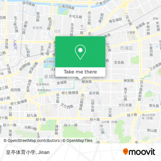 皇亭体育小学 map