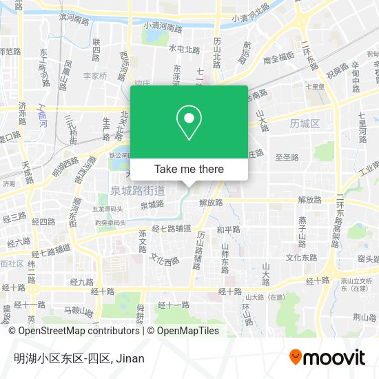 明湖小区东区-四区 map