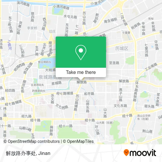解放路办事处 map