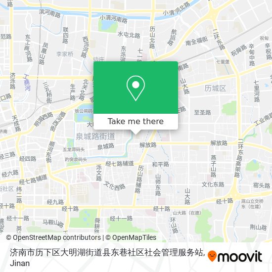济南市历下区大明湖街道县东巷社区社会管理服务站 map
