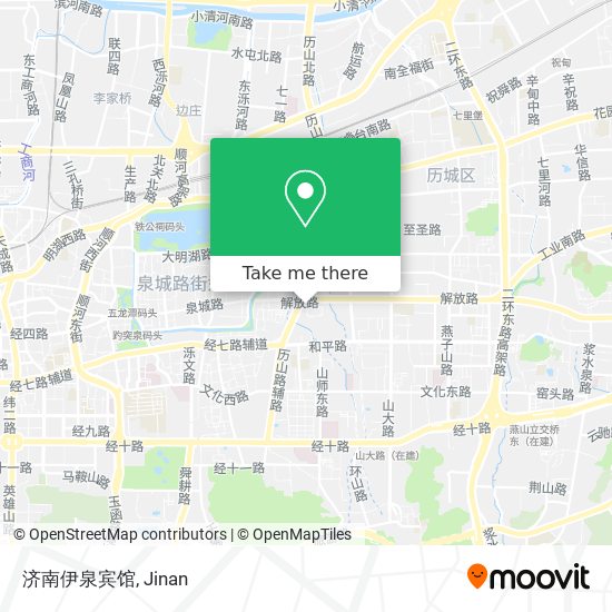 济南伊泉宾馆 map