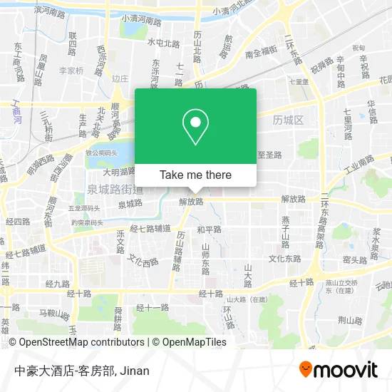 中豪大酒店-客房部 map