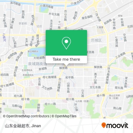 山东金融超市 map