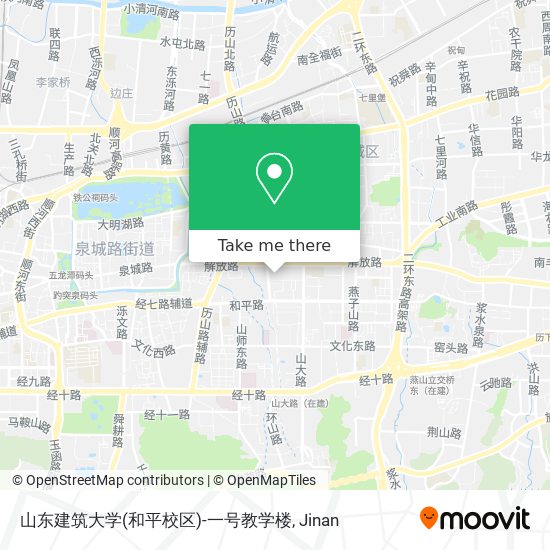 山东建筑大学(和平校区)-一号教学楼 map