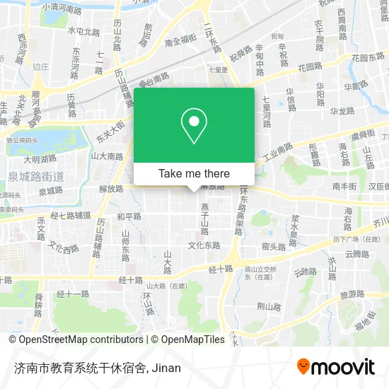 济南市教育系统干休宿舍 map