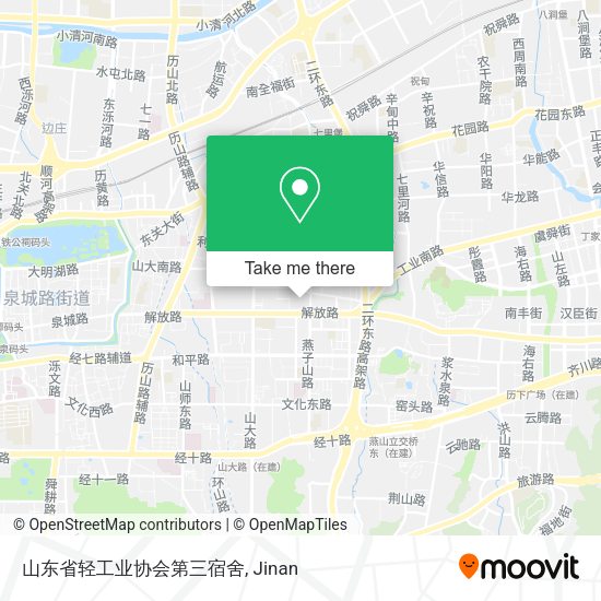 山东省轻工业协会第三宿舍 map