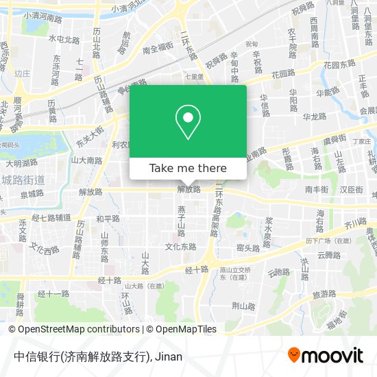 中信银行(济南解放路支行) map