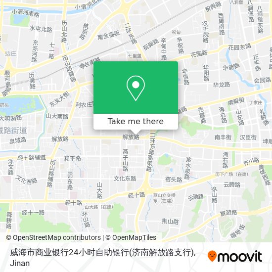 威海市商业银行24小时自助银行(济南解放路支行) map