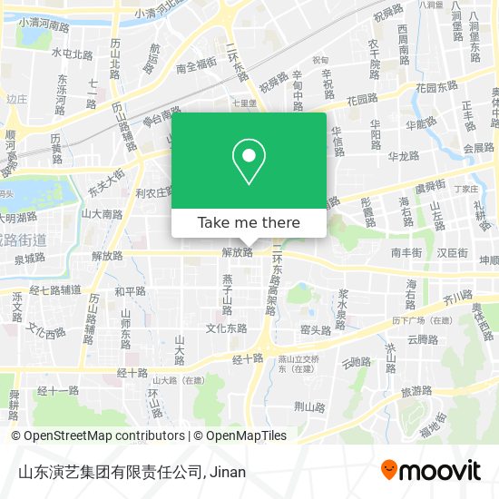 山东演艺集团有限责任公司 map