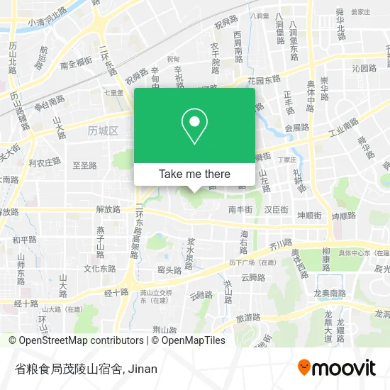 省粮食局茂陵山宿舍 map