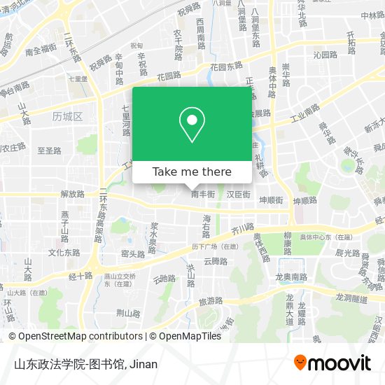 山东政法学院-图书馆 map