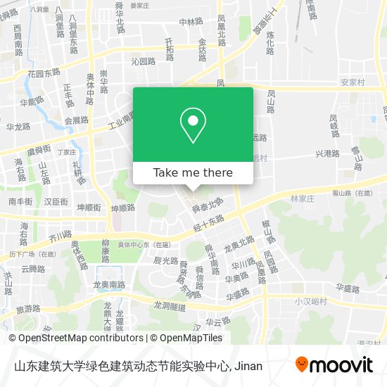 山东建筑大学绿色建筑动态节能实验中心 map