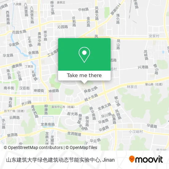 山东建筑大学绿色建筑动态节能实验中心 map
