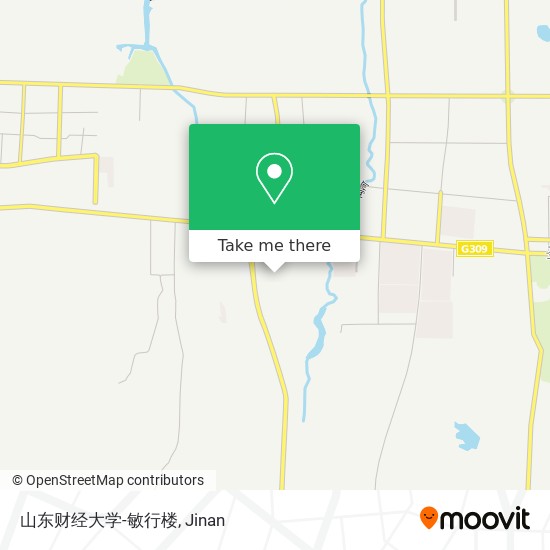 山东财经大学-敏行楼 map