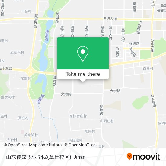 山东传媒职业学院(章丘校区) map