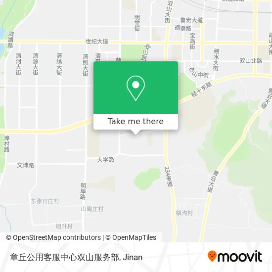 章丘公用客服中心双山服务部 map