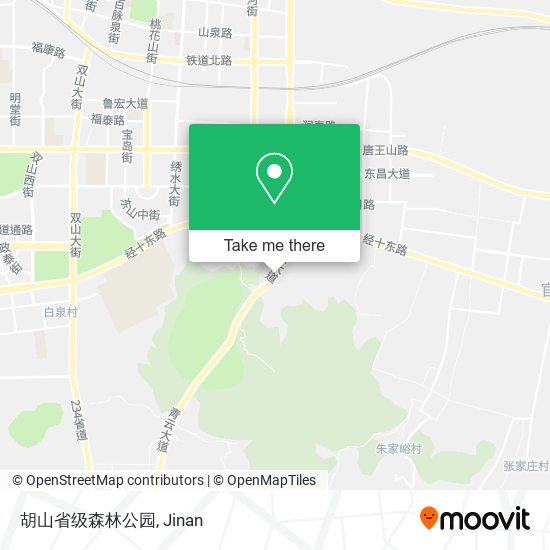 胡山省级森林公园 map