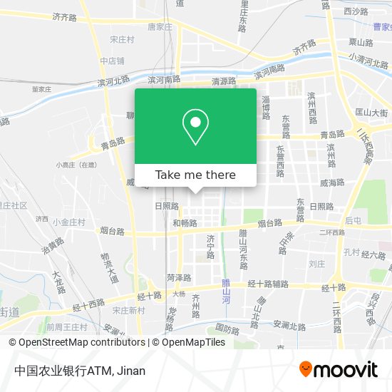 中国农业银行ATM map